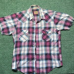 Plaid Short Sleeve Shirt